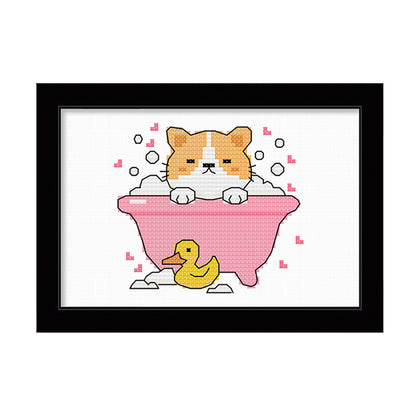 Cartoon- 11CT Stamped Cross Stitch 25*20CM