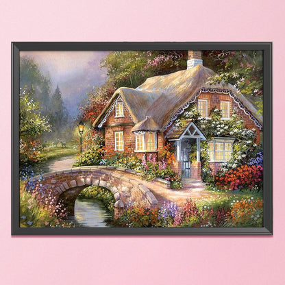 Landscape - 14CT Stamped Cross Stitch 50*40CM