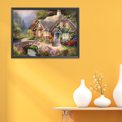 Landscape - 14CT Stamped Cross Stitch 50*40CM