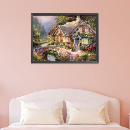 Landscape - 14CT Stamped Cross Stitch 50*40CM