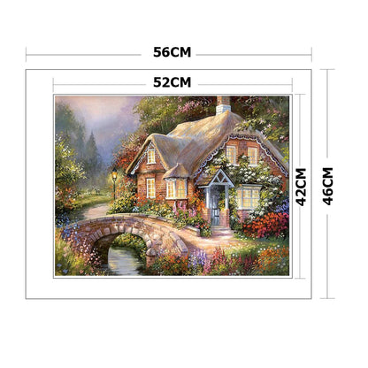 Landscape - 14CT Stamped Cross Stitch 50*40CM