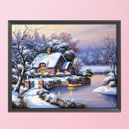 Landscape - 14CT Stamped Cross Stitch 50*40CM
