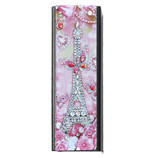 DIY Leather Diamond Painting Glasses Storage Case Flower Animal Mosaic Kit