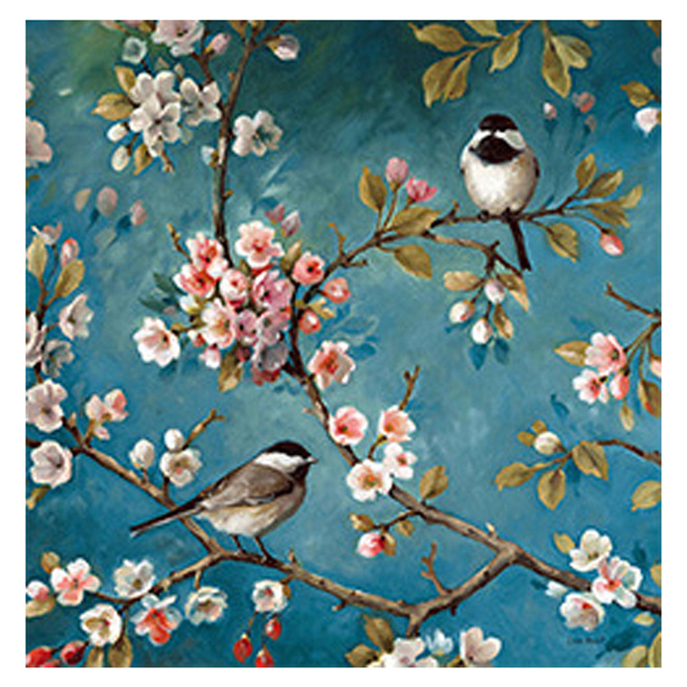 Bird Branch - 11CT Stamped Cross Stitch 45*45CM