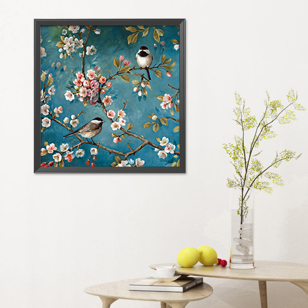 Bird Branch - 11CT Stamped Cross Stitch 45*45CM