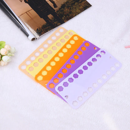 12x 20 Positions Plastic Thread Board Embroidery Row Line Organizer (B)