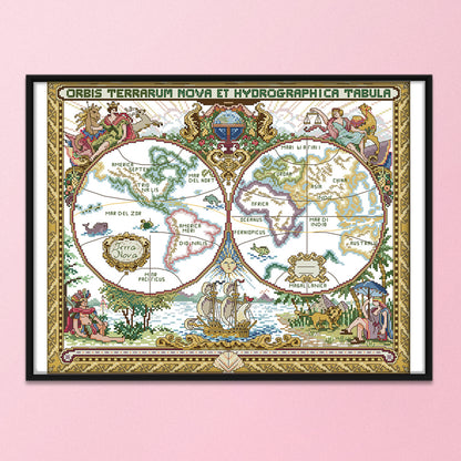Landscape - 11CT Stamped Cross Stitch 65x54CM