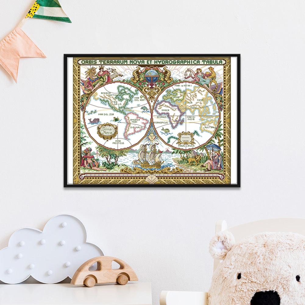 Landscape - 11CT Stamped Cross Stitch 65x54CM