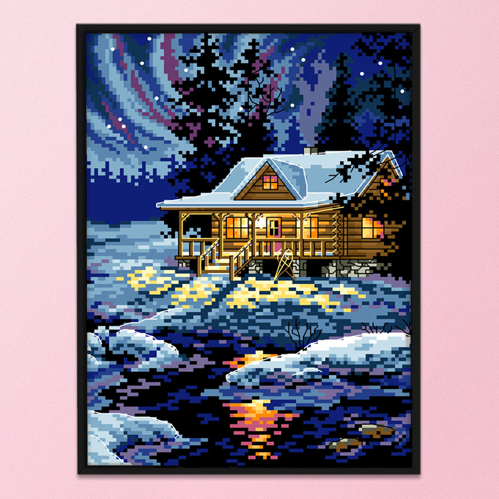 Landscape - 11CT Stamped Cross Stitch 27x38CM