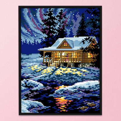 Landscape - 11CT Stamped Cross Stitch 27x38CM