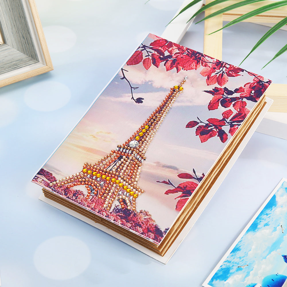 Special Shaped Rhinestones DIY Eiffel Tower Diamond Painting Photo Album