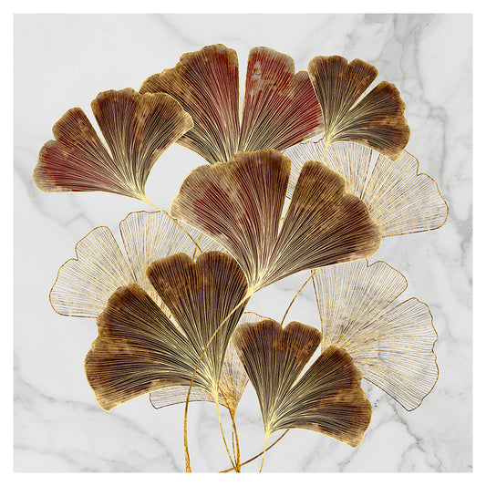 Ginkgo - 11CT Stamped Cross Stitch 60*60CM