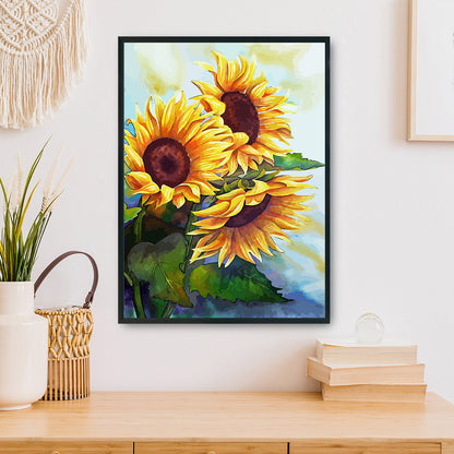 Sunflower - 11CT Stamped Cross Stitch 36*46CM