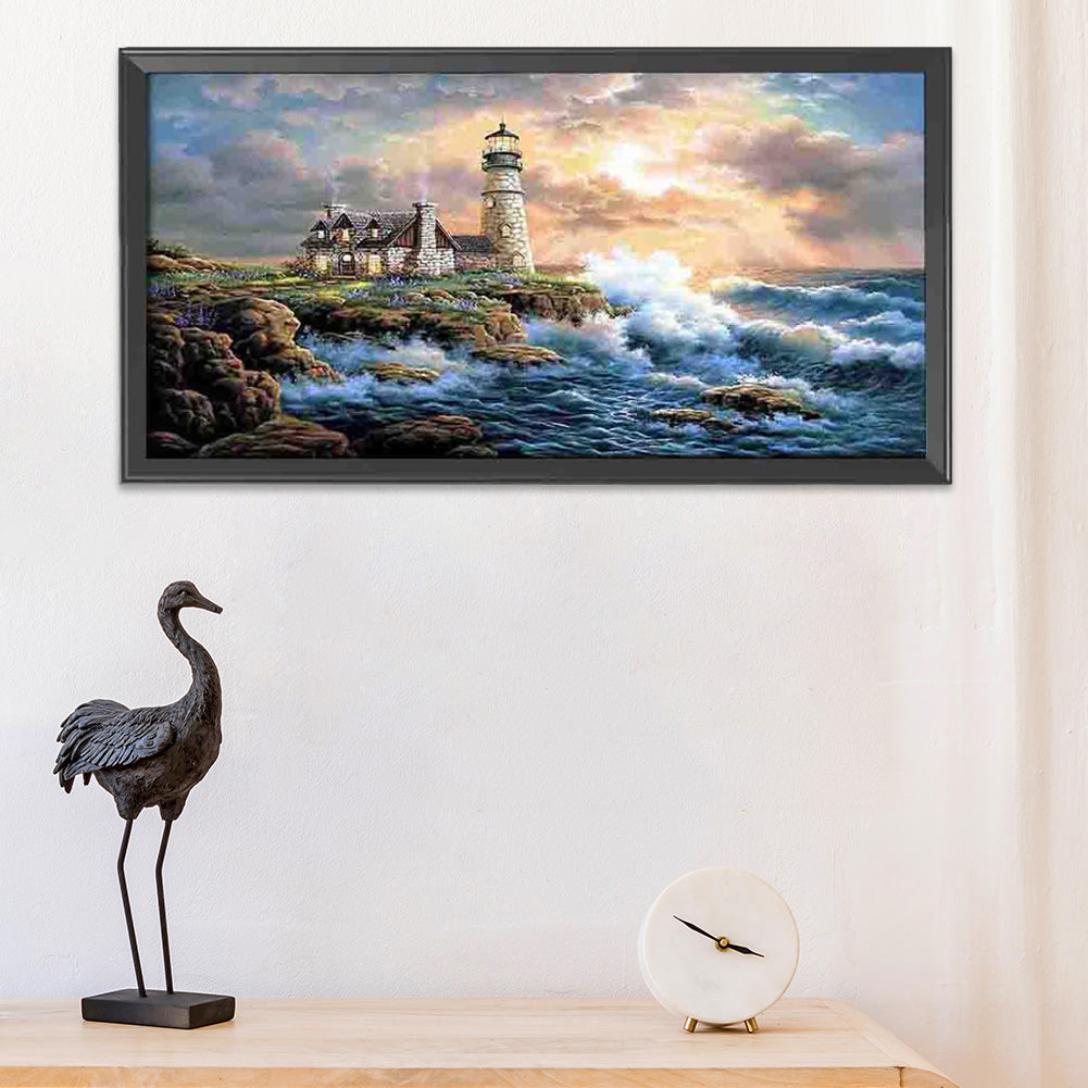 Light Tower - 11CT Stamped Cross Stitch 40*85CM