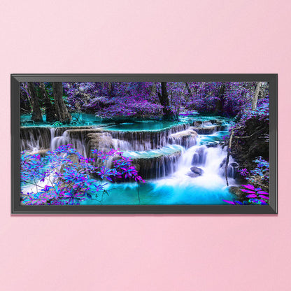 Waterfall - 11CT Stamped Cross Stitch 40*85CM