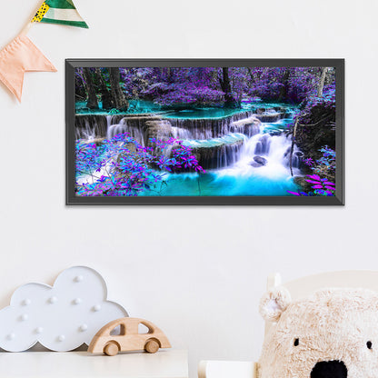 Waterfall - 11CT Stamped Cross Stitch 40*85CM