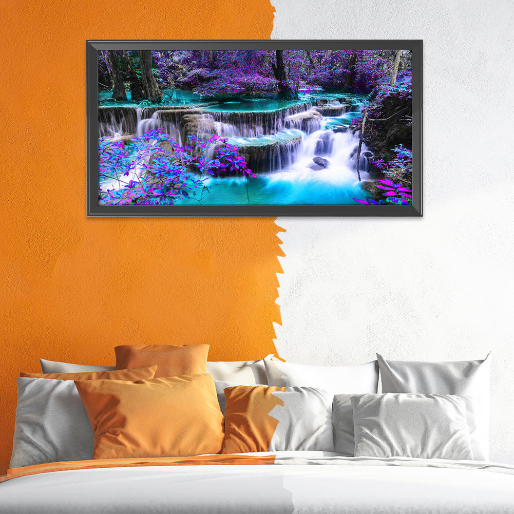 Waterfall - 11CT Stamped Cross Stitch 40*85CM