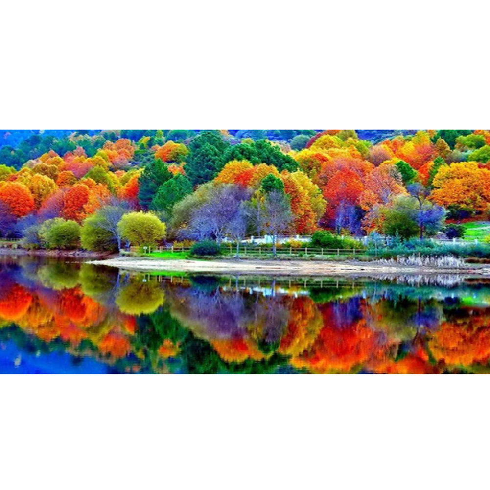 Forest - 11CT Stamped Cross Stitch 40*85CM
