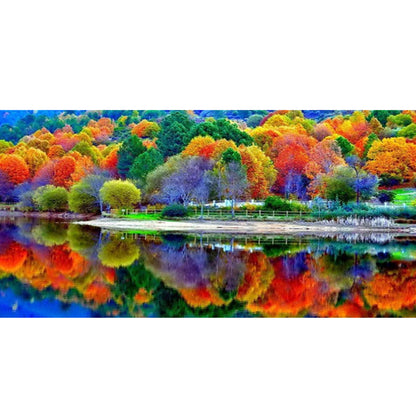 Forest - 11CT Stamped Cross Stitch 40*85CM