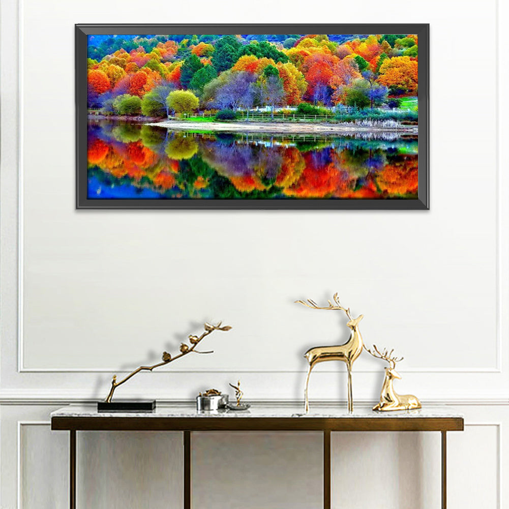 Forest - 11CT Stamped Cross Stitch 40*85CM