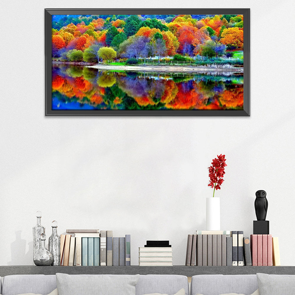 Forest - 11CT Stamped Cross Stitch 40*85CM