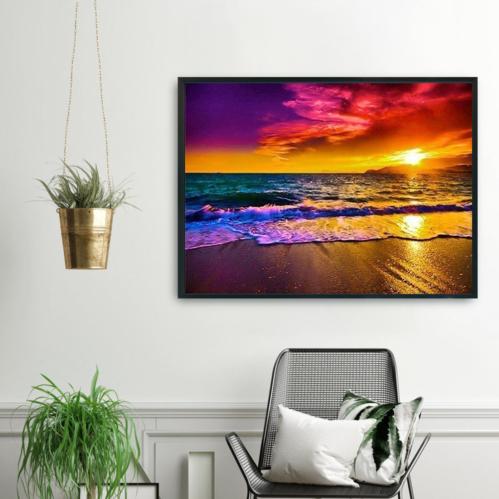 Landscape - 11CT Stamped Cross Stitch 36*46CM