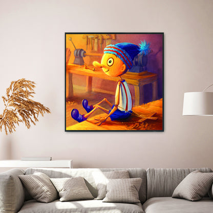 Cartoon - 11CT Stamped Cross Stitch 50*50CM