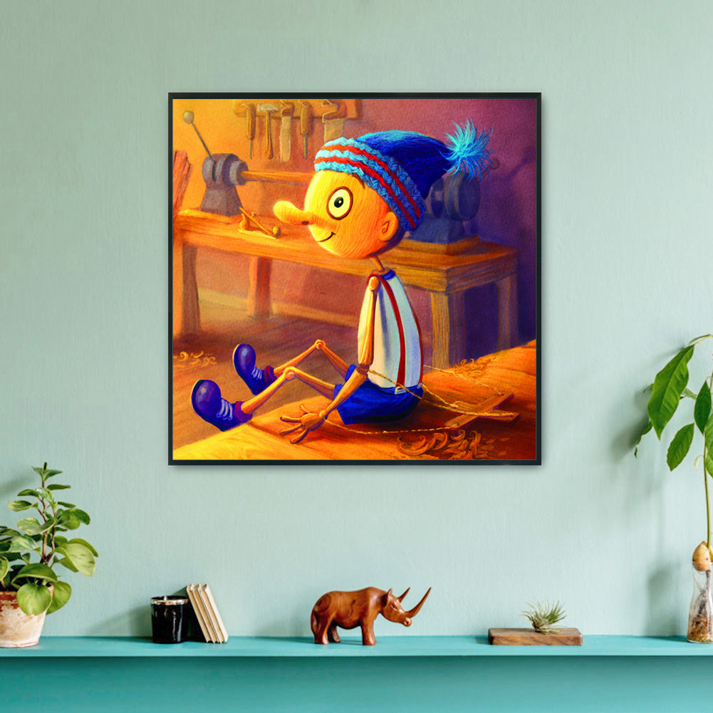 Cartoon - 11CT Stamped Cross Stitch 50*50CM