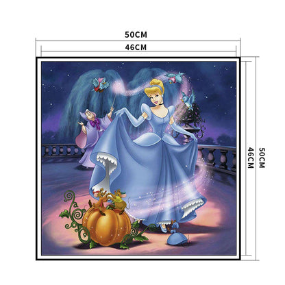 Cartoon- 11CT Stamped Cross Stitch 50*50CM