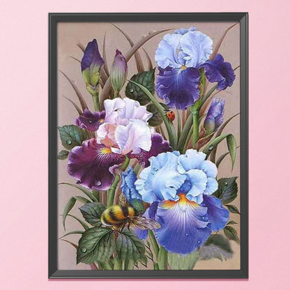 Flower- 11CT Stamped Cross Stitch 40*50CM