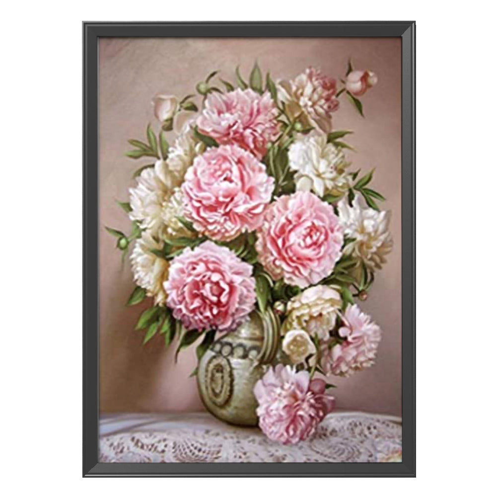 Flower- 11CT Stamped Cross Stitch 40*50CM