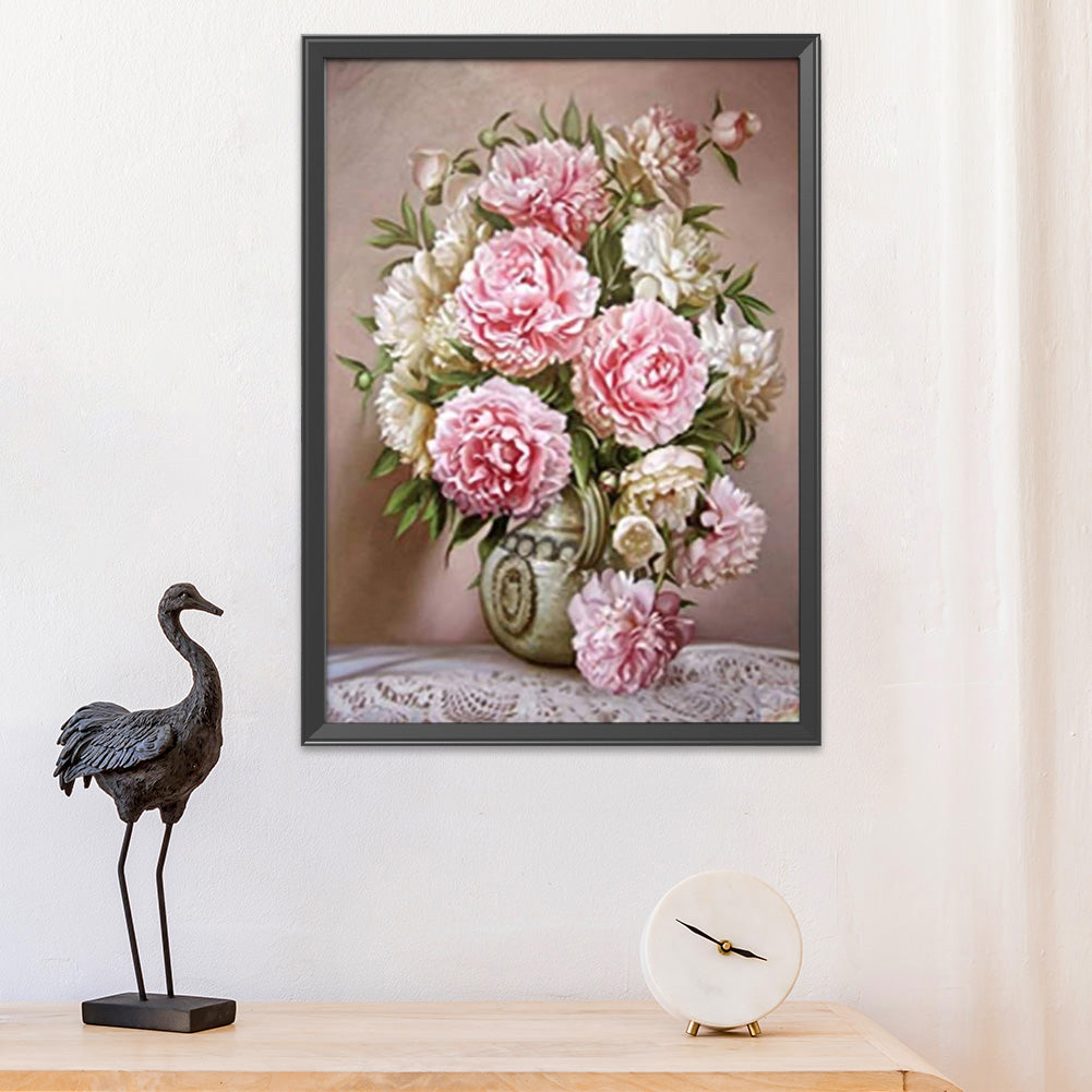 Flower- 11CT Stamped Cross Stitch 40*50CM