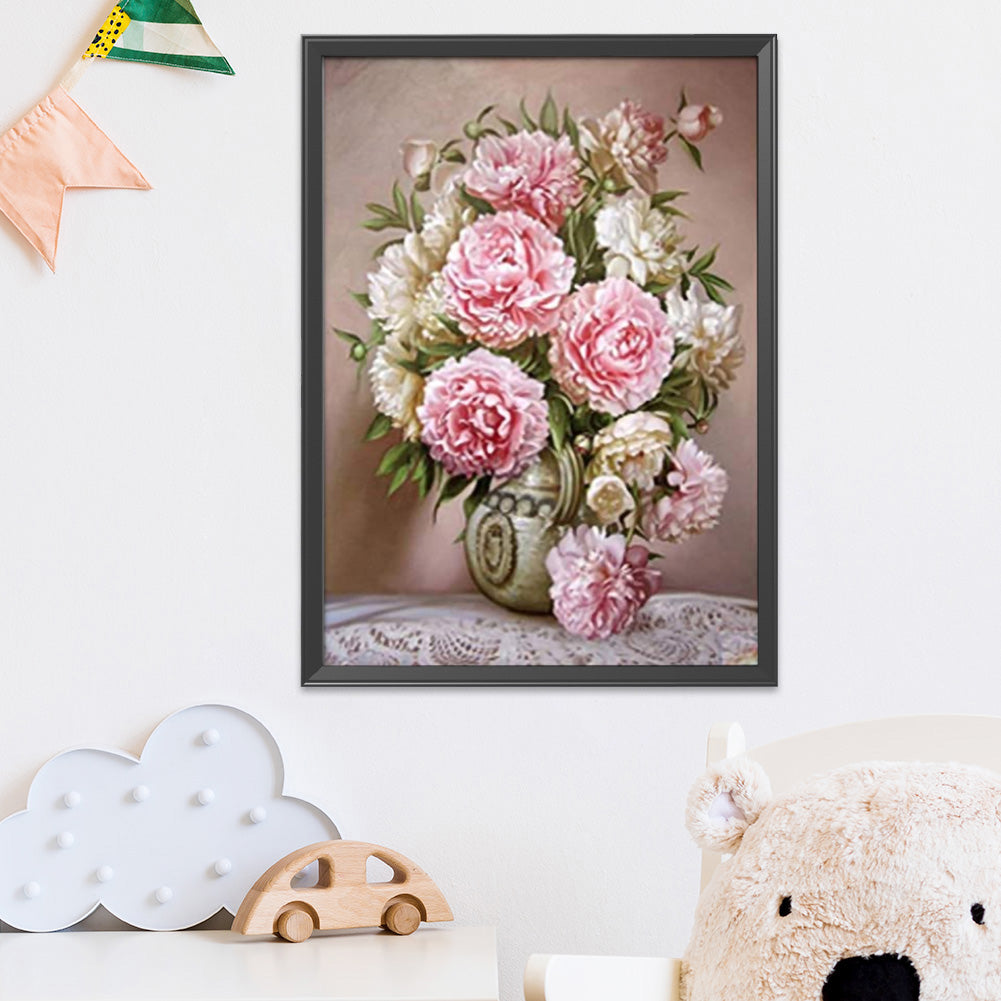 Flower- 11CT Stamped Cross Stitch 40*50CM
