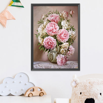 Flower- 11CT Stamped Cross Stitch 40*50CM