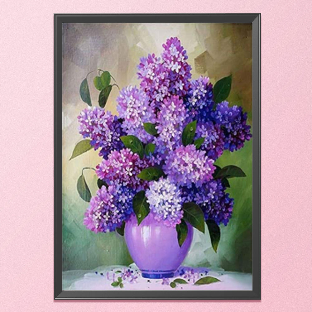 Flower- 11CT Stamped Cross Stitch 40*50CM