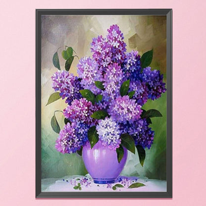 Flower- 11CT Stamped Cross Stitch 40*50CM