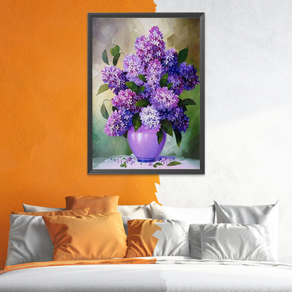 Flower- 11CT Stamped Cross Stitch 40*50CM