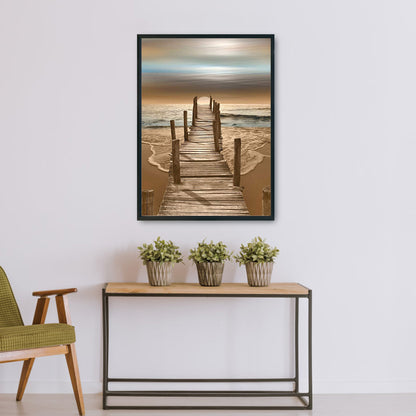 Seaside - 11CT Stamped Cross Stitch 36*46CM