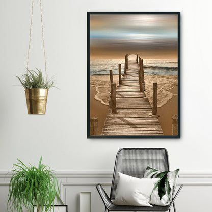 Seaside - 11CT Stamped Cross Stitch 36*46CM