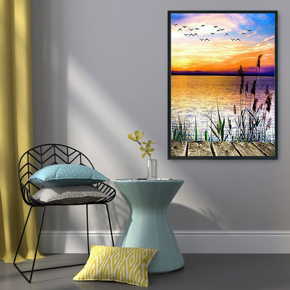Seaside - 11CT Stamped Cross Stitch 36*46CM