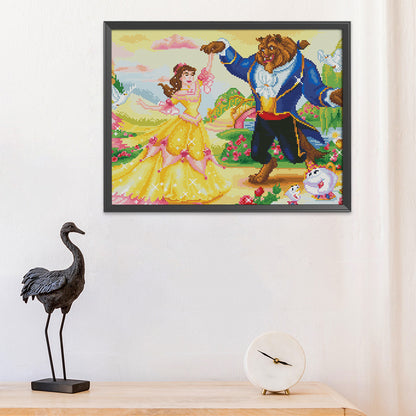 Beauty- 11CT Stamped Cross Stitch 50*40CM