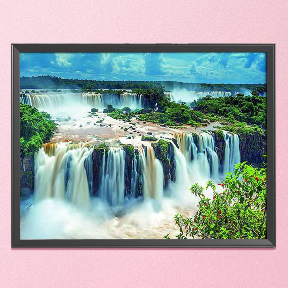 Landscape - 11CT Stamped Cross Stitch 40*50CM
