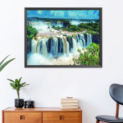 Landscape - 11CT Stamped Cross Stitch 40*50CM