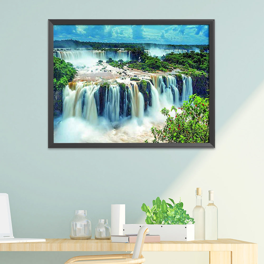 Landscape - 11CT Stamped Cross Stitch 40*50CM