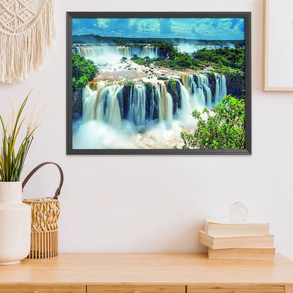 Landscape - 11CT Stamped Cross Stitch 40*50CM