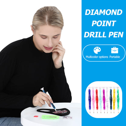 DIY Diamond Painting Pen Rhinestones Pictures Point Drill Pen