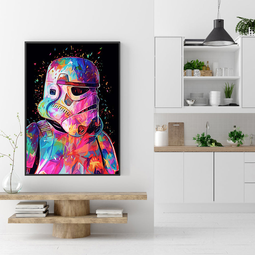Star Wars - Full Round Drill Diamond Painting 30*40CM