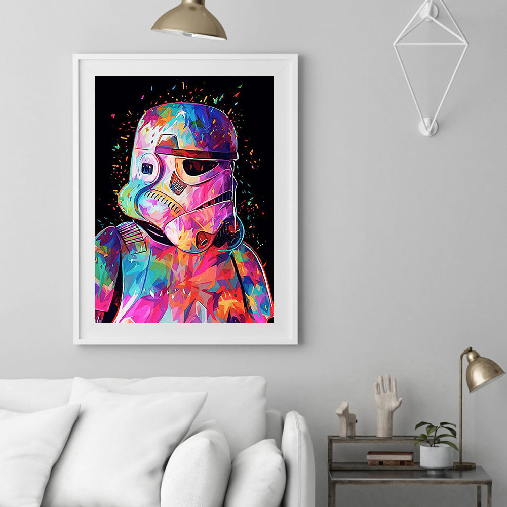 Star Wars - Full Round Drill Diamond Painting 30*40CM