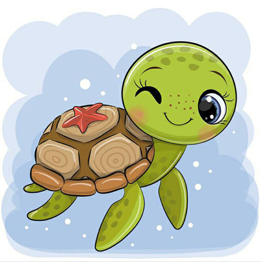 Tortoise - Full Round Drill Diamond Painting 30*30CM