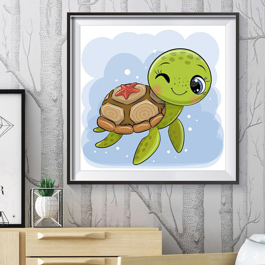 Tortoise - Full Round Drill Diamond Painting 30*30CM